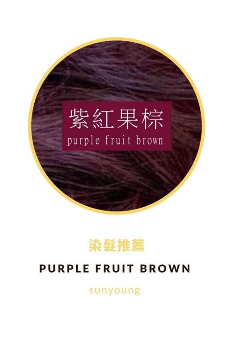 染髮推薦-紫紅果棕
