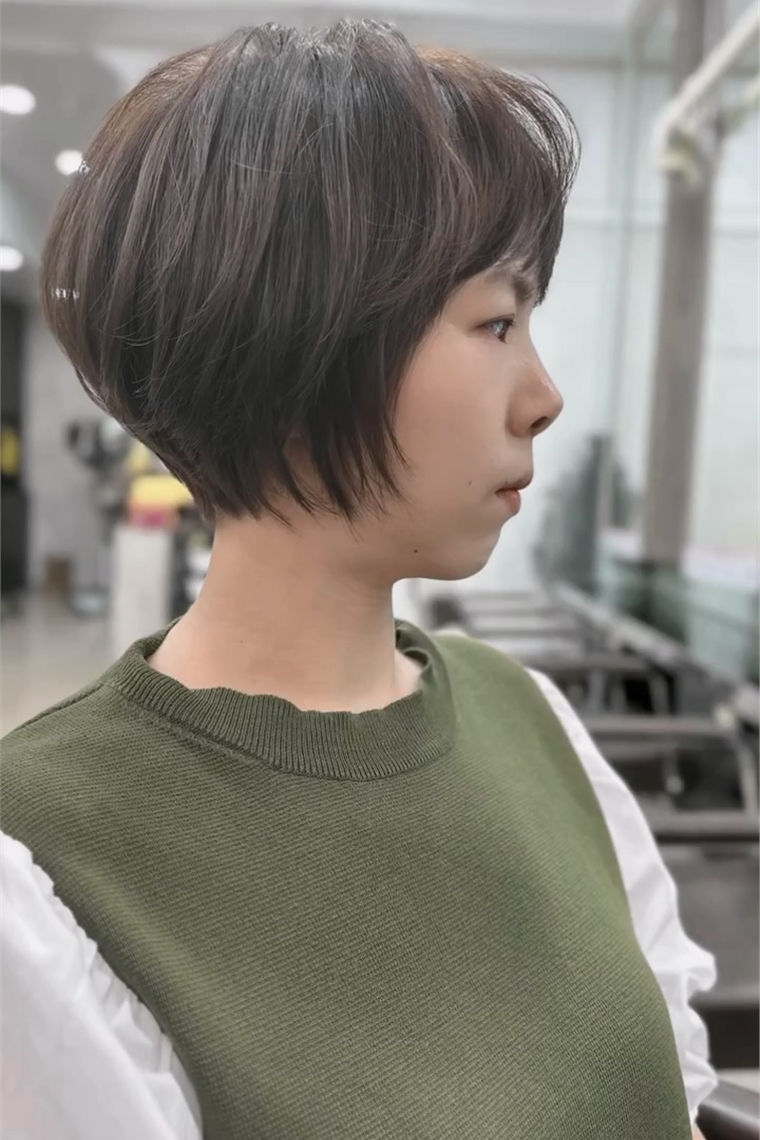 日系短髮修飾頭型2