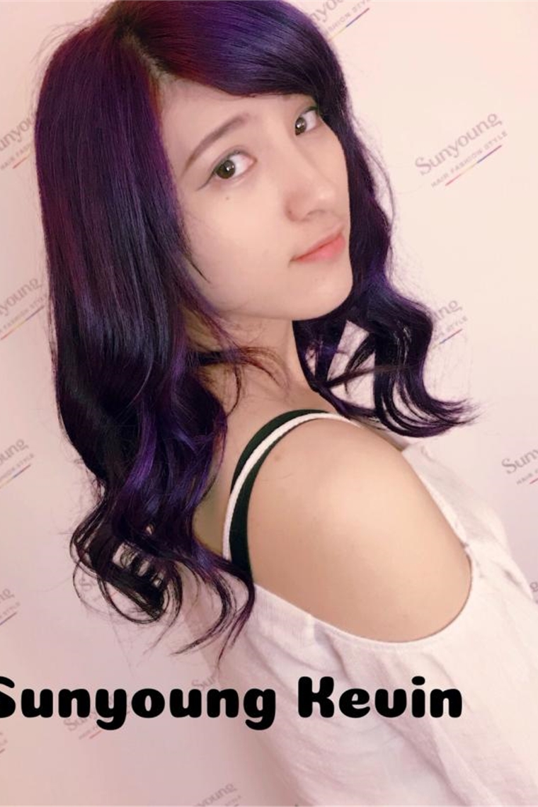 韓系紫光絲絨般質感
