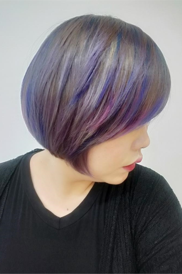 韓系時尚霓光紫藍特調