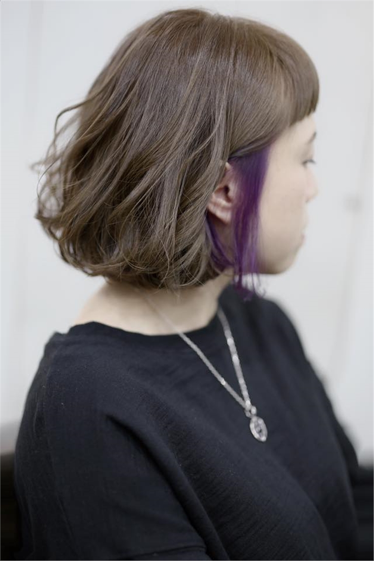 耳圈染紫藍光采